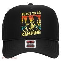 Funny Bigfoot Camping Ready To Go Camping Hat thumb 0