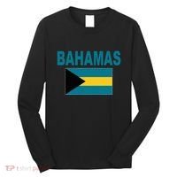 Flag Bahamas Cool Fashion Bahamian Flags Gift Long Sleeve Shirt thumb 0