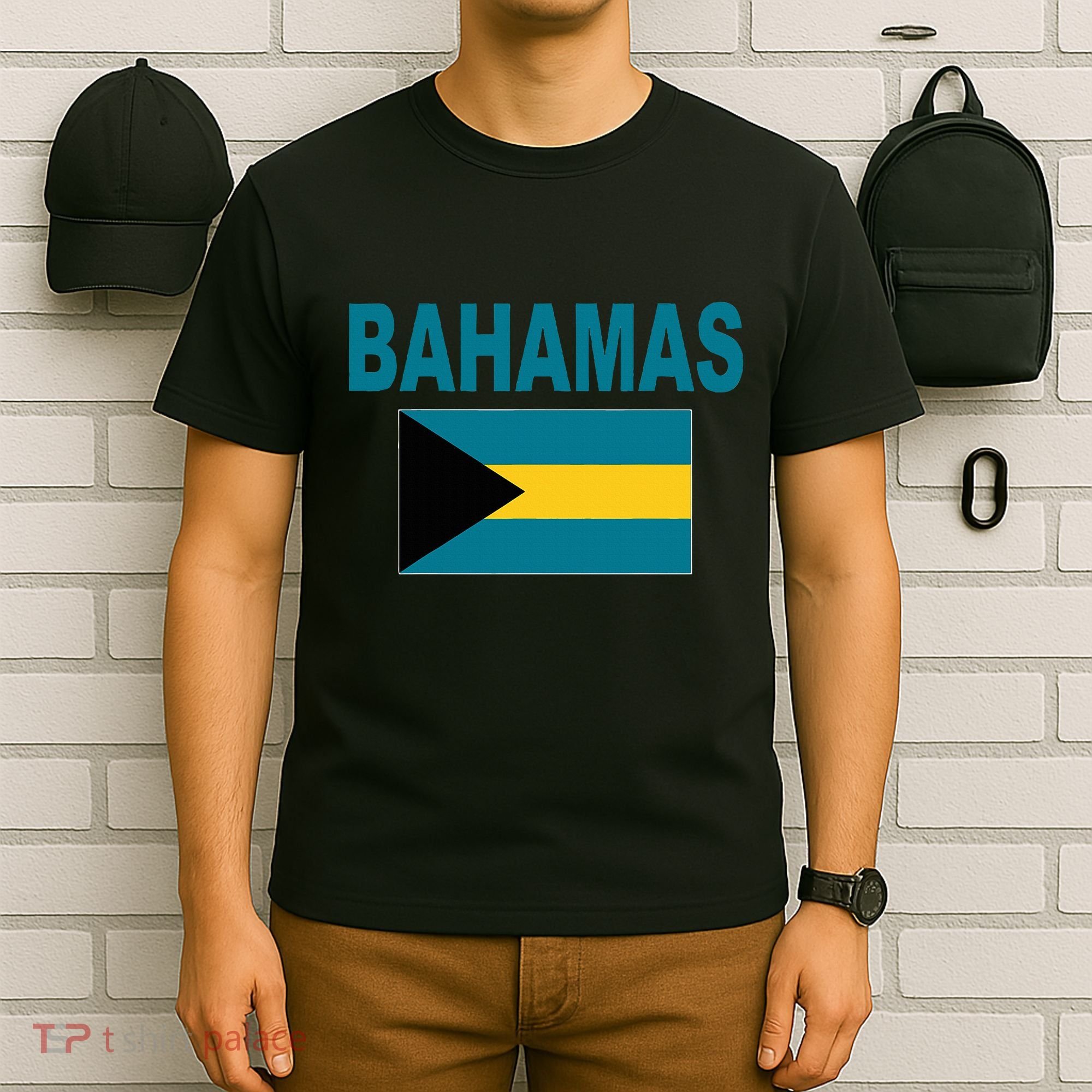 Flag Bahamas Cool Fashion Bahamian Flags Gift T-Shirt