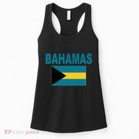 Flag Bahamas Cool Fashion Bahamian Flags Gift Women's Tank Top thumb 0