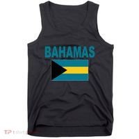 Flag Bahamas Cool Fashion Bahamian Flags Gift Tank Top thumb 0