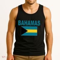 Flag Bahamas Cool Fashion Bahamian Flags Gift Tank Top thumb 3