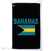 Flag Bahamas Cool Fashion Bahamian Flags Gift Golf Towel thumb 0