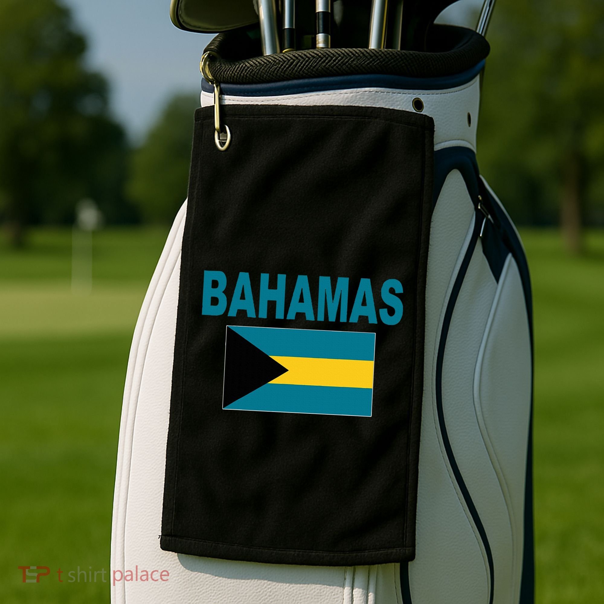 Flag Bahamas Cool Fashion Bahamian Flags Gift Golf Towel