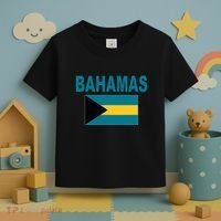 Flag Bahamas Cool Fashion Bahamian Flags Gift Toddler T-Shirt thumb 3
