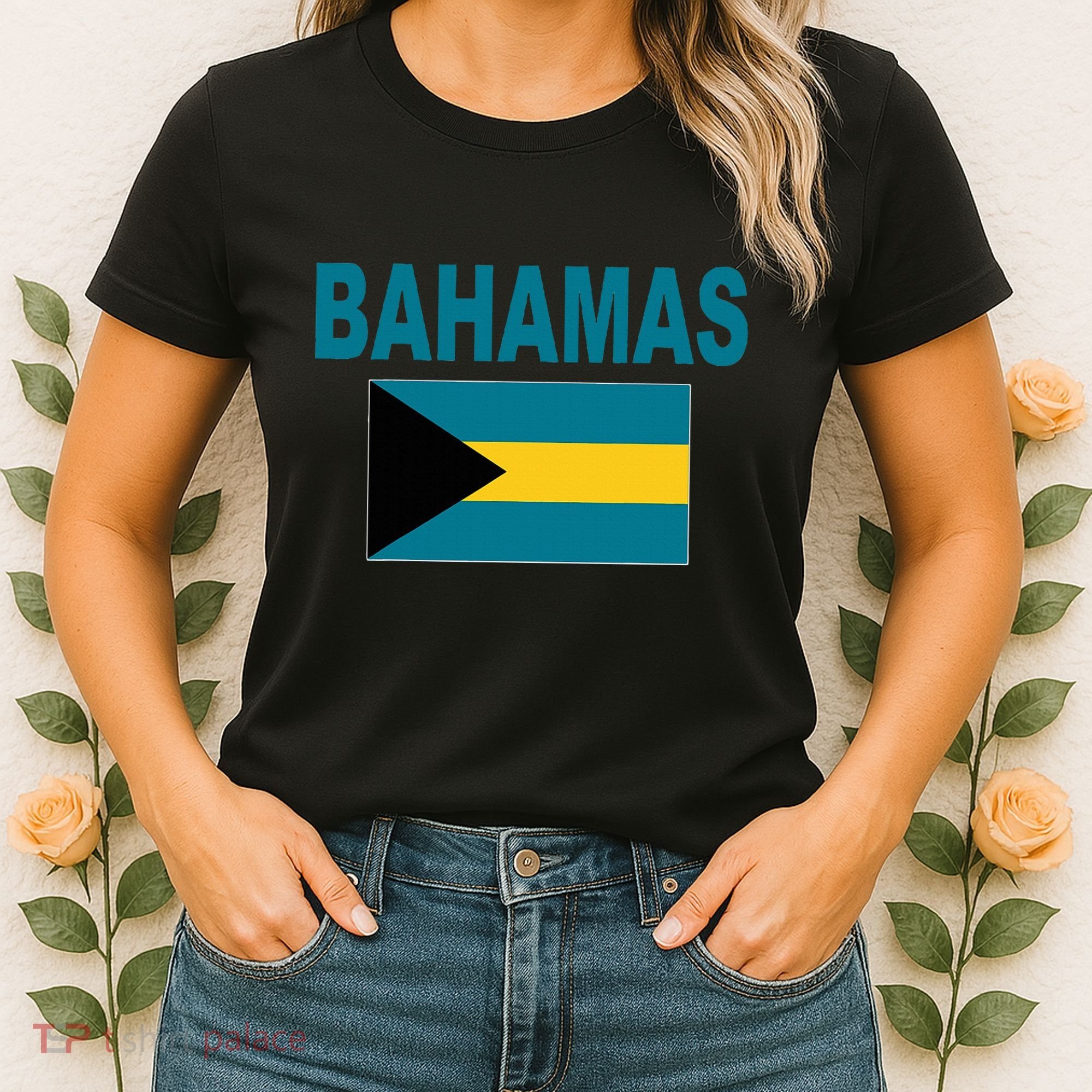 Flag Bahamas Cool Fashion Bahamian Flags Gift Women's T-Shirt