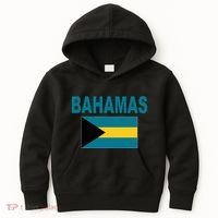 Flag Bahamas Cool Fashion Bahamian Flags Gift Kids Hoodie thumb 0
