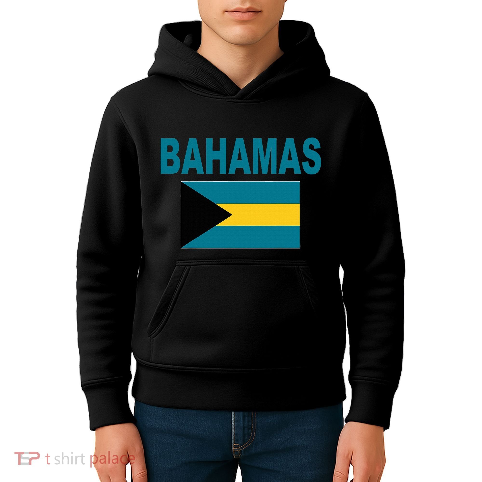 Flag Bahamas Cool Fashion Bahamian Flags Gift Kids Hoodie