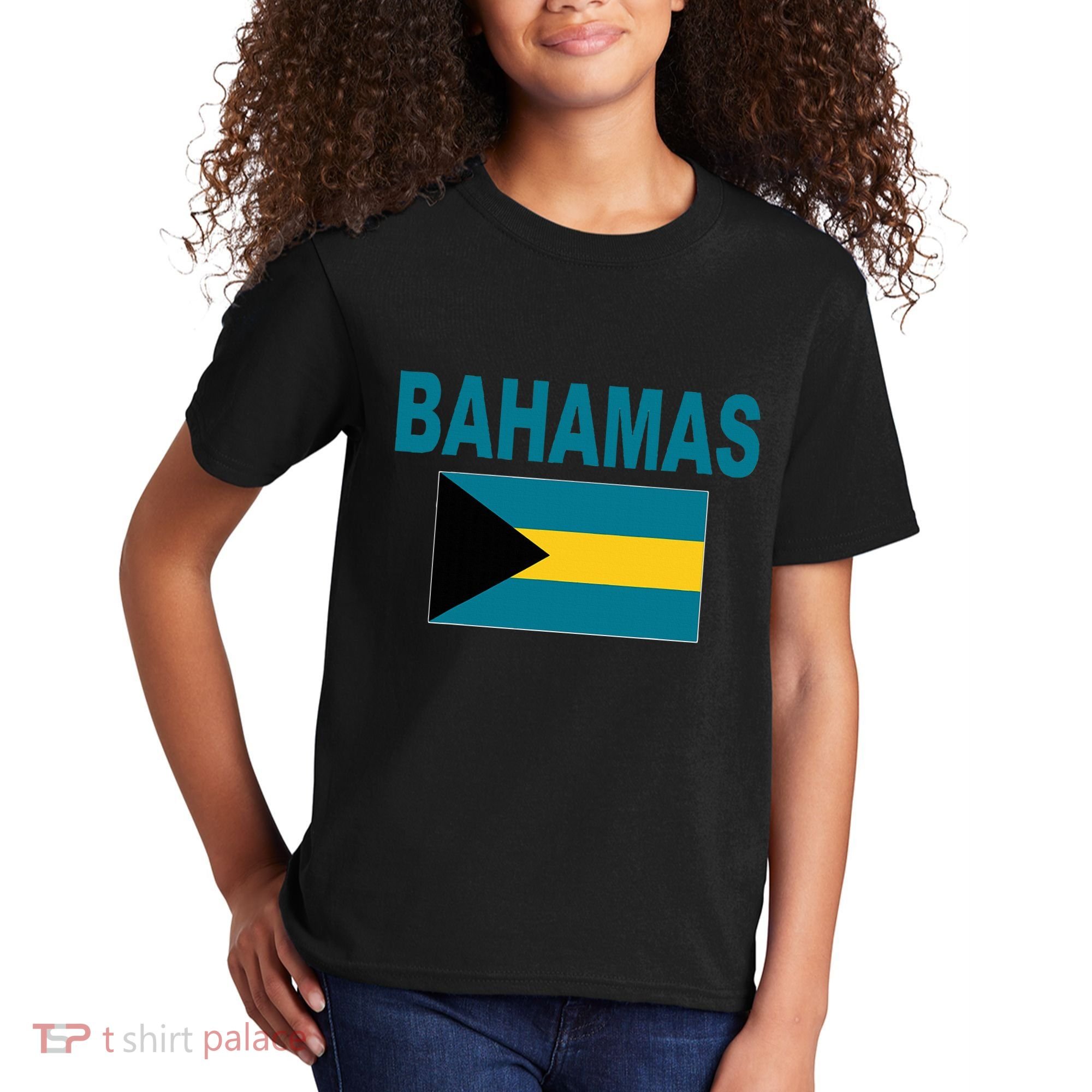 Flag Bahamas Cool Fashion Bahamian Flags Gift Kids T-Shirt