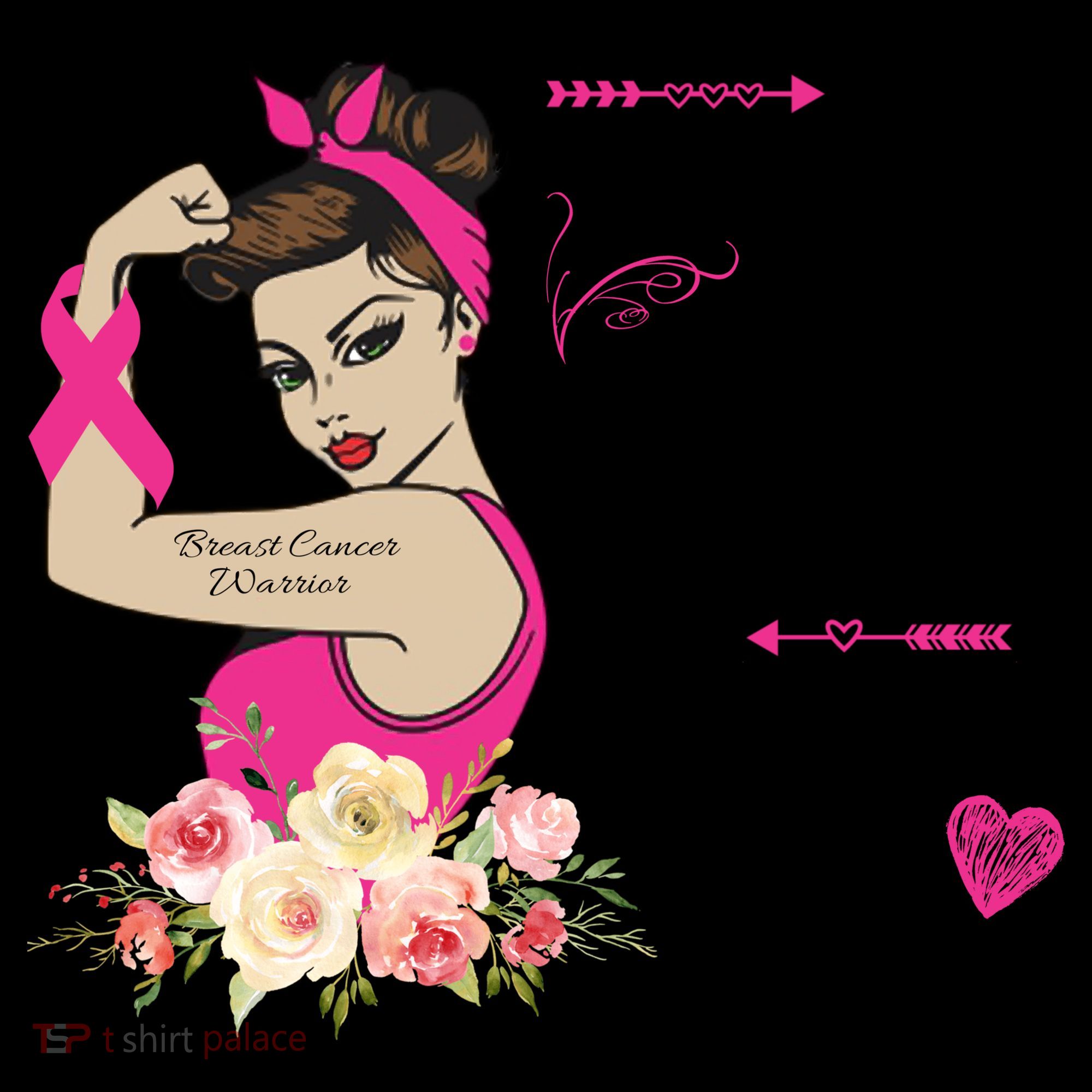 Fight Breast Cancer Quote Messy Bun Coffee Mug