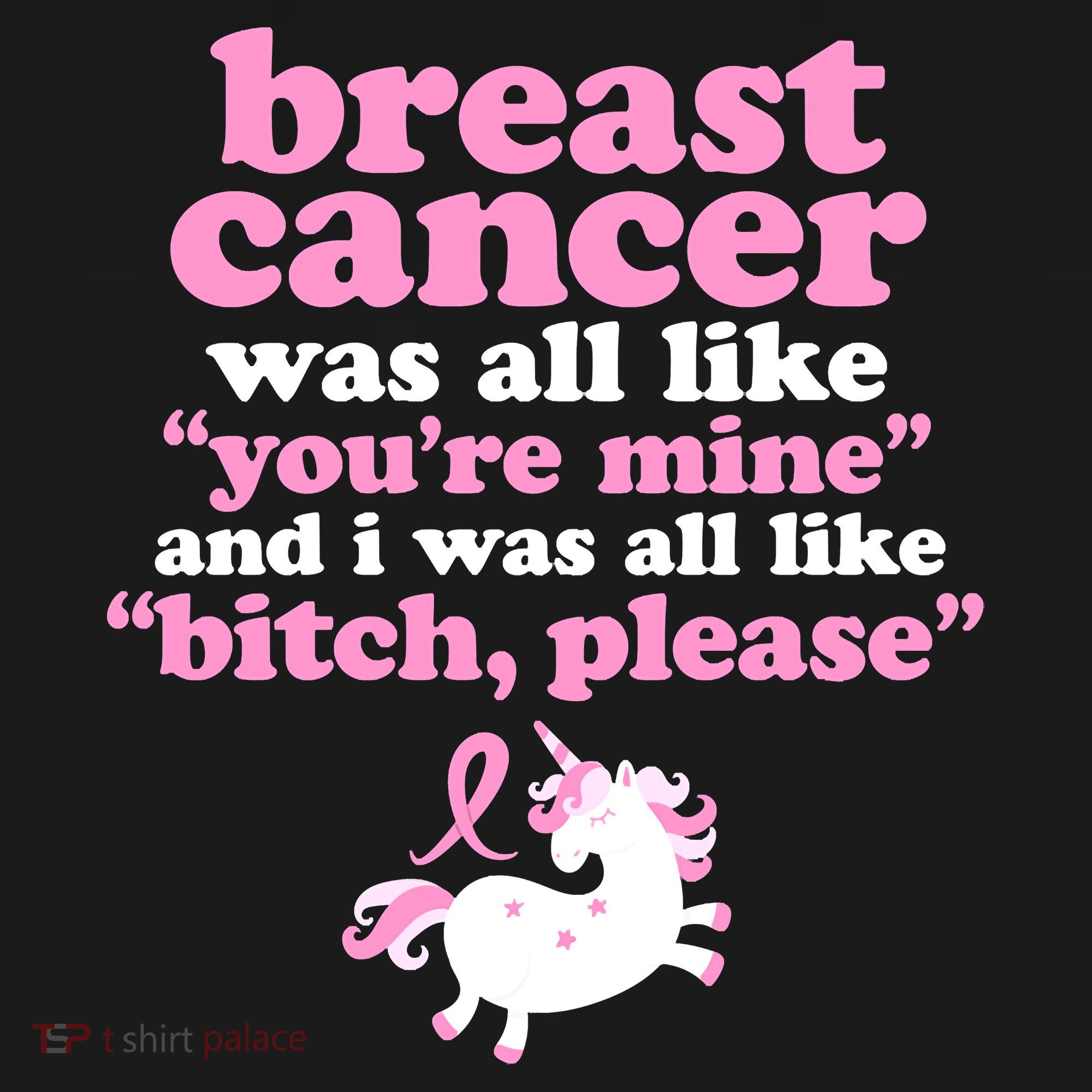 Funny Breast Cancer Survivor Bitch Please Unicorn Sweatshirt