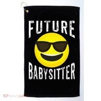 Future Babysitter Cool Future Babysitter Golf Towel thumb 0