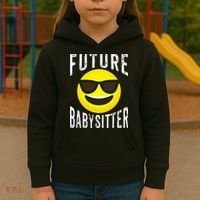 Future Babysitter Cool Future Babysitter Kids Hoodie thumb 3