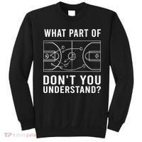 Funny Basketball Coach Gift For Men Women Tactic Diagram Board Gift Sweatshirt thumb 0