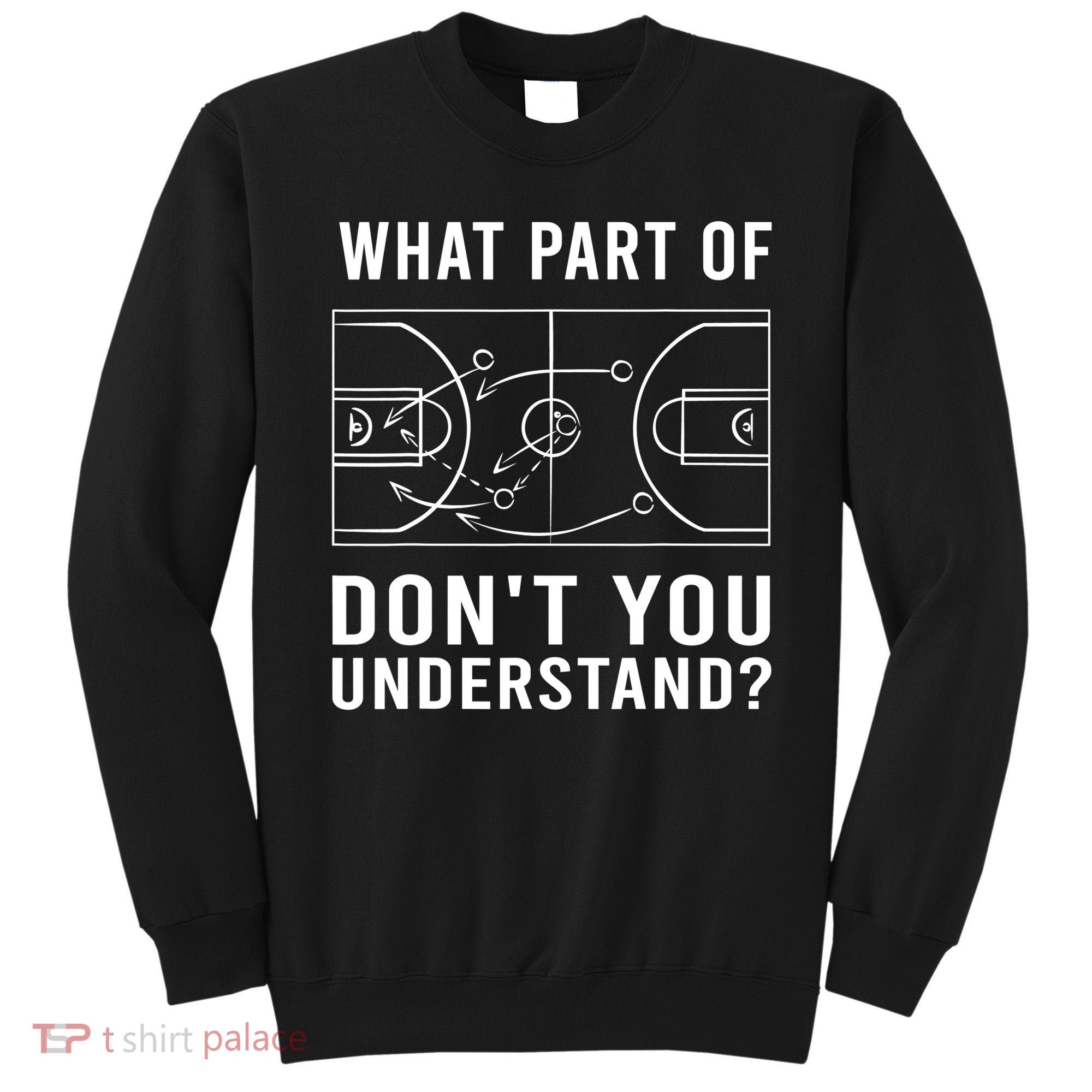 Funny Basketball Coach Gift For Men Women Tactic Diagram Board Gift Sweatshirt