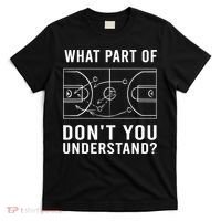 Funny Basketball Coach Gift For Men Women Tactic Diagram Board Gift T-Shirt thumb 0