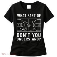Funny Basketball Coach Gift For Men Women Tactic Diagram Board Gift Women's T-Shirt thumb 0