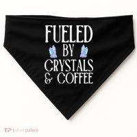 Fueled By Crystals & Coffee USA-Made Doggie Bandana thumb 0