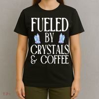 Fueled By Crystals & Coffee T-Shirt thumb 4