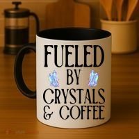 Fueled By Crystals & Coffee Coffee Mug thumb 4