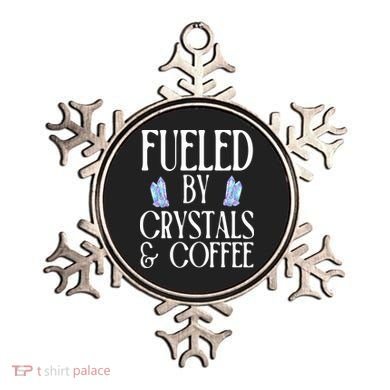 Fueled By Crystals & Coffee Ornament