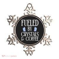 Fueled By Crystals & Coffee Ornament thumb 0