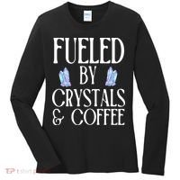 Fueled By Crystals & Coffee Women's Long Sleeve Shirt thumb 0