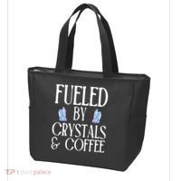 Fueled By Crystals & Coffee Tote Bag thumb 3