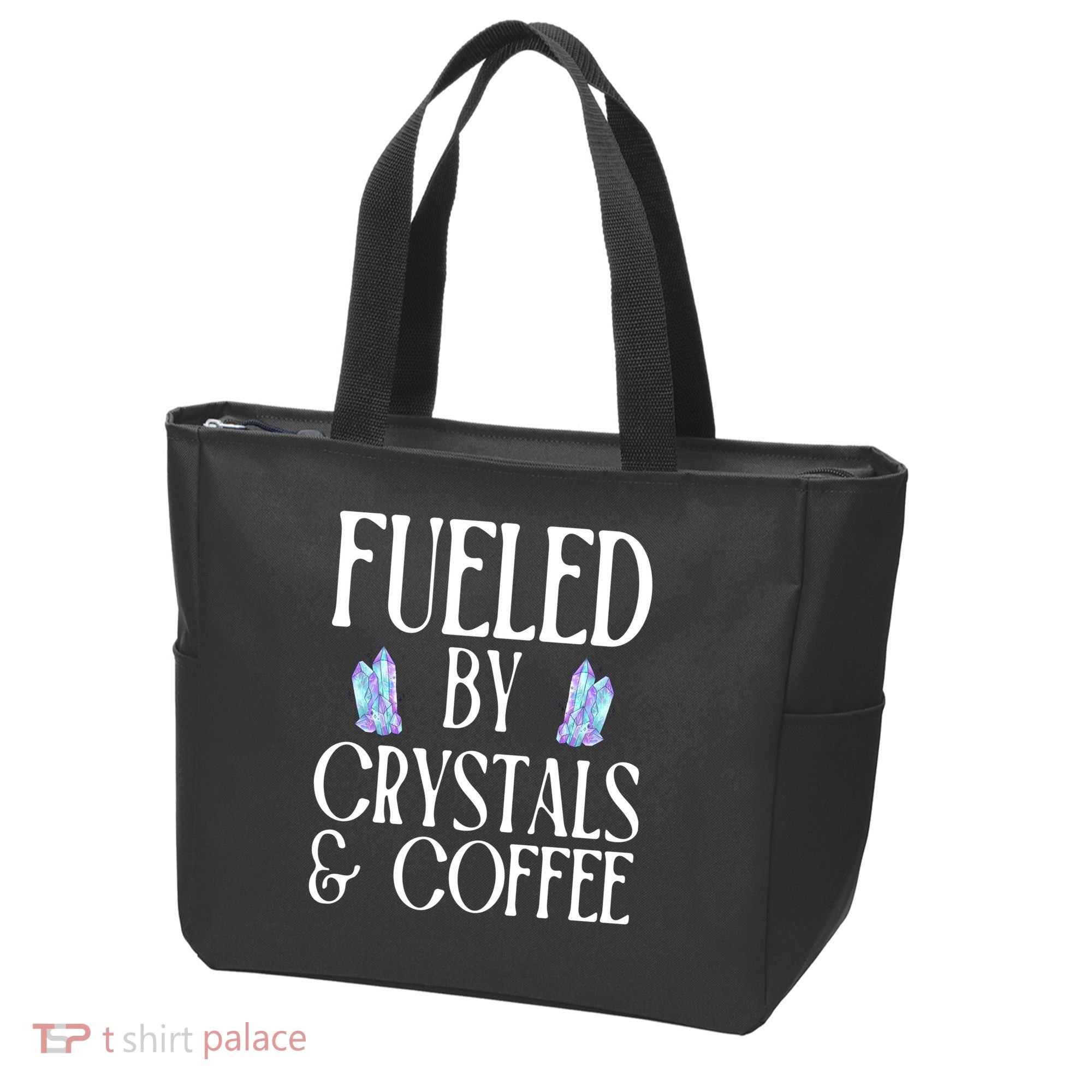 Fueled By Crystals & Coffee Tote Bag