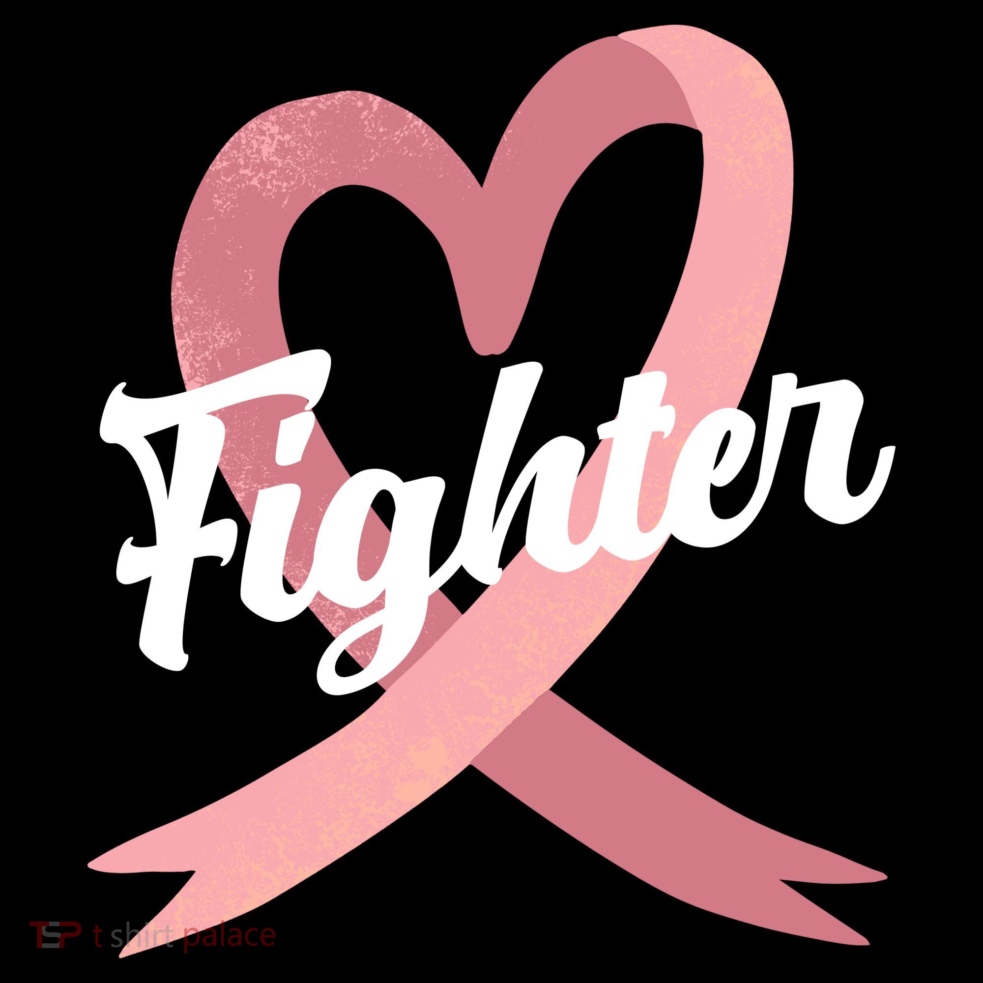 Fighter Breast Cancer Awareness Heart Women's Hoodie