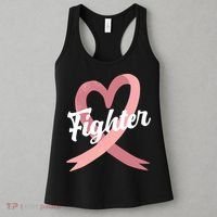 Fighter Breast Cancer Awareness Heart Women's Tank Top thumb 3