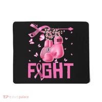 Fight Breast Cancer Awareness Boxing Gloves Warrior Mousepad thumb 0