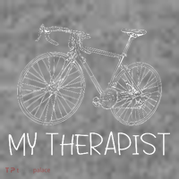 Funny Bicycle Cyclist Road Bike My Therapis Toddler Hoodie thumb 2
