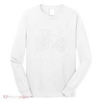Funny Bicycle Cyclist Road Bike My Therapis Long Sleeve Shirt thumb 0