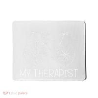 Funny Bicycle Cyclist Road Bike My Therapis Mousepad thumb 0