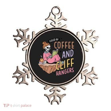 Fueled By Coffee And Cliff Hangers Funny Design Ornament