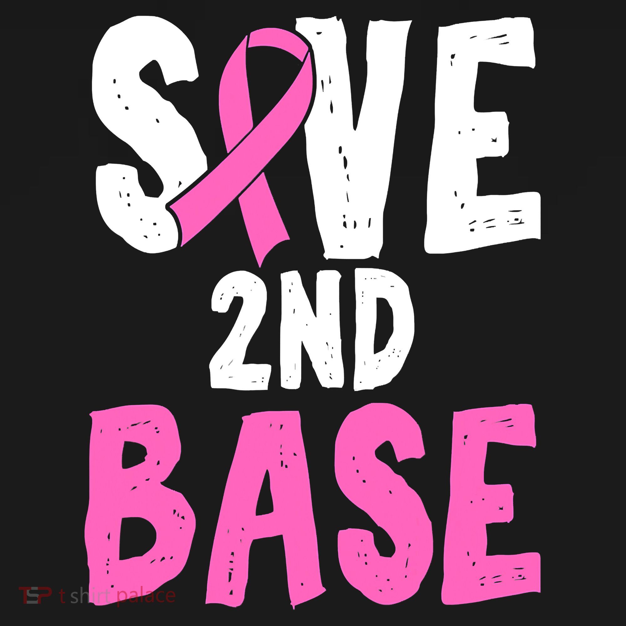 Funny Breast Cancer Awareness Month Save Second 2nd Base Pajama Set