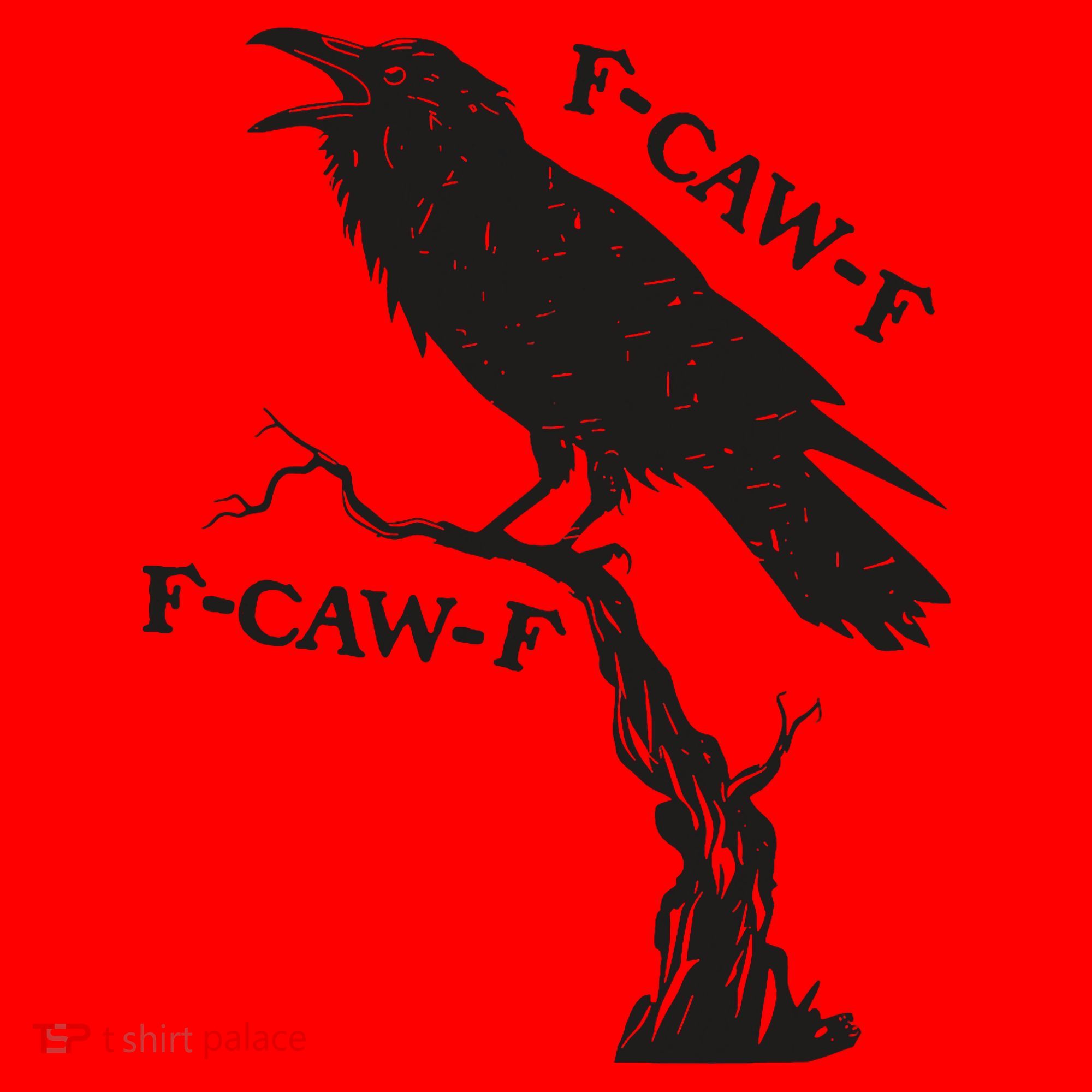 F-Caw-F Black Crow Pun Funny Bird Cawing Grunge Santa Hat