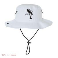 F-Caw-F Black Crow Pun Funny Bird Cawing Grunge Bucket Hat thumb 0
