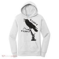 F-Caw-F Black Crow Pun Funny Bird Cawing Grunge Women's Hoodie thumb 0