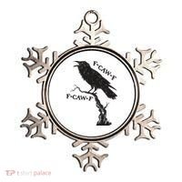 F-Caw-F Black Crow Pun Funny Bird Cawing Grunge Ornament thumb 0