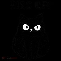 Funny Black Cat Hiss Off Meow Cat Women's T-Shirt thumb 6