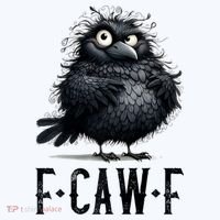F-Caw-F Black Crow Black Bird Funny Crow F-Caw-F Premium Tank Top thumb 6