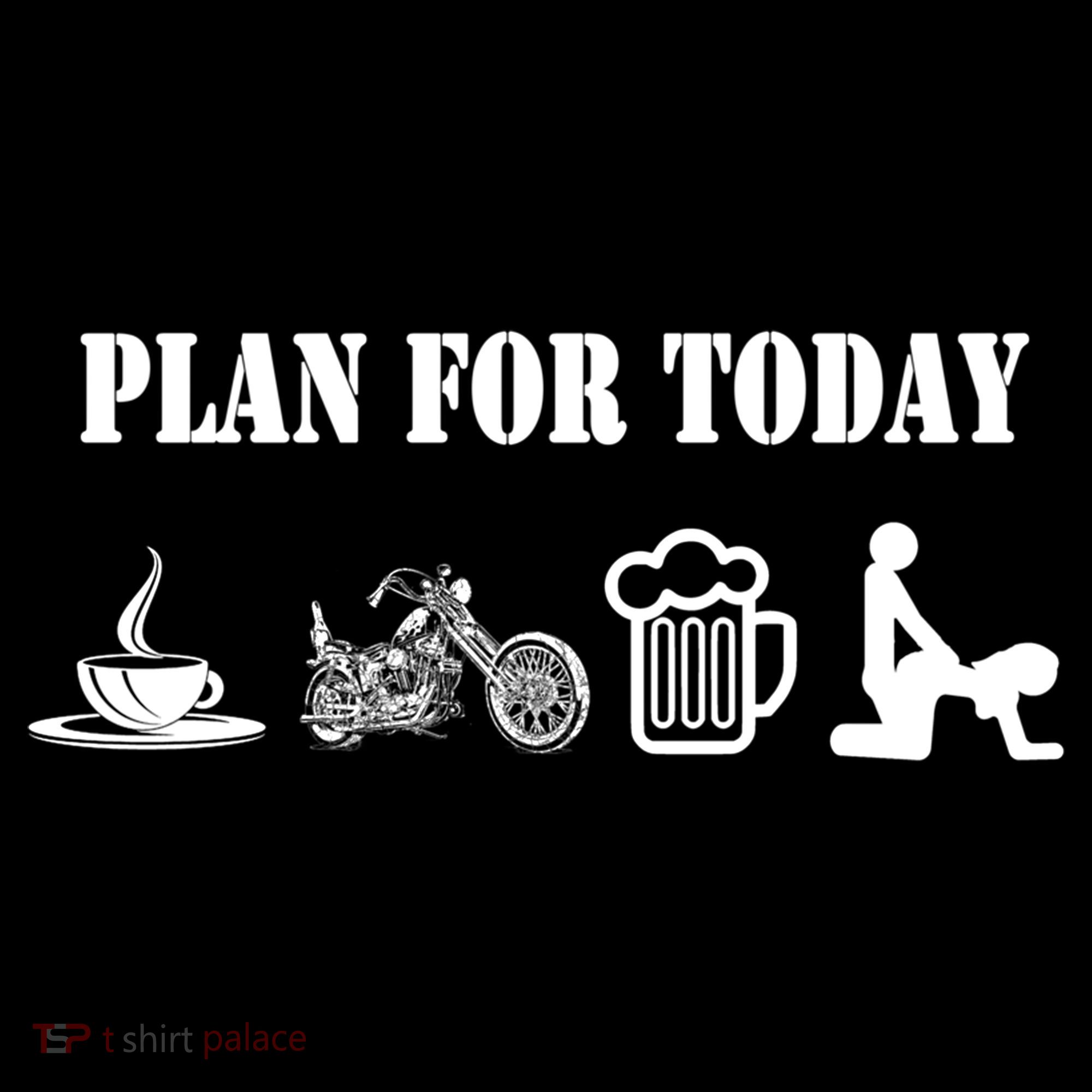 Funny Biker Chopper Motorcycle Plan For Day Gift Ornament