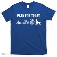 Funny Biker Chopper Motorcycle Plan For Day Gift T-Shirt thumb 0