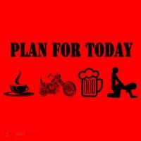 Funny Biker Chopper Motorcycle Plan For Day Gift Santa Hat thumb 1