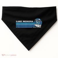 Fishing Boating Camping Lake Vacation Lake Monona USA-Made Doggie Bandana thumb 0