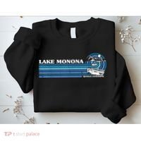 Fishing Boating Camping Lake Vacation Lake Monona Sweatshirt thumb 2