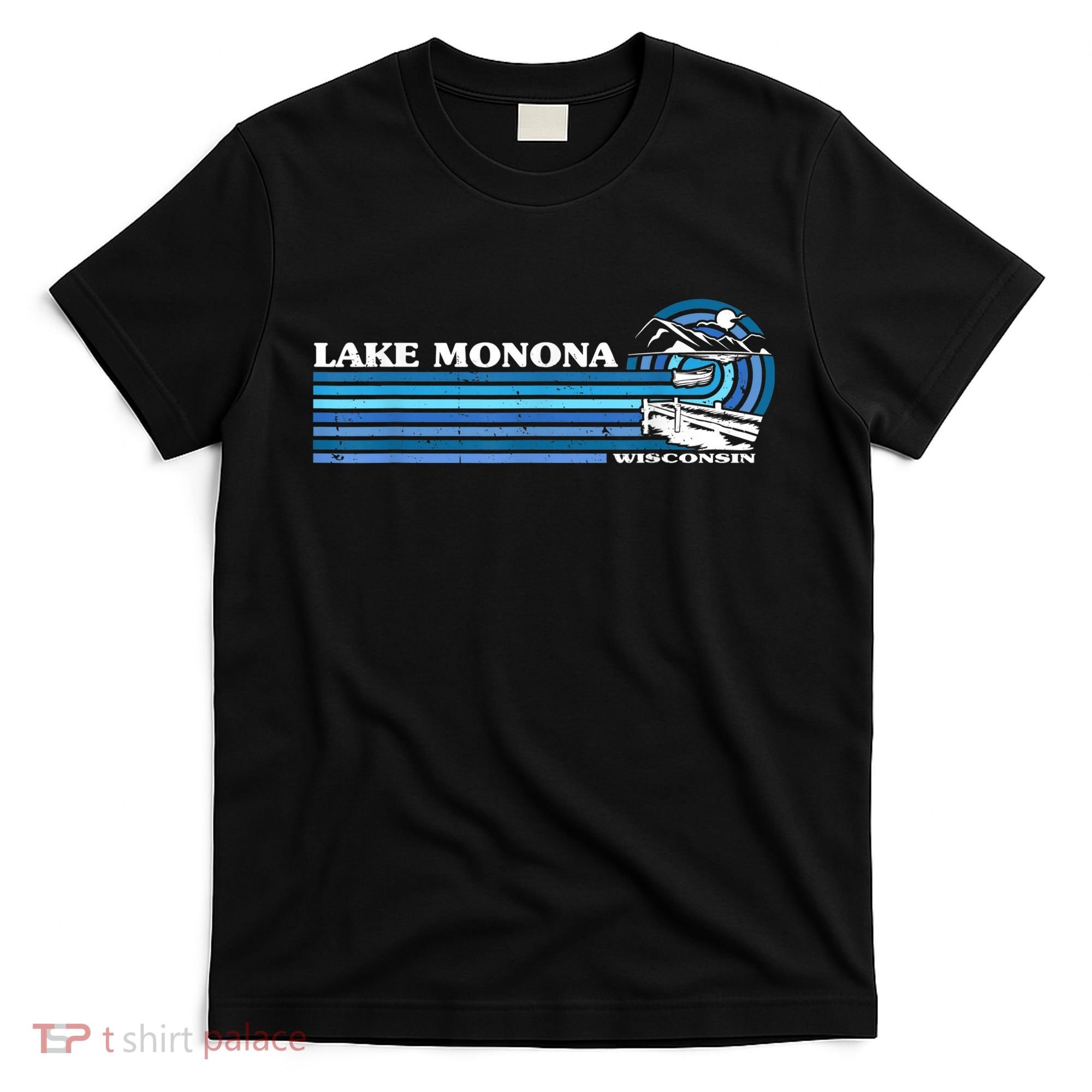 Fishing Boating Camping Lake Vacation Lake Monona T-Shirt