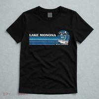 Fishing Boating Camping Lake Vacation Lake Monona T-Shirt thumb 5